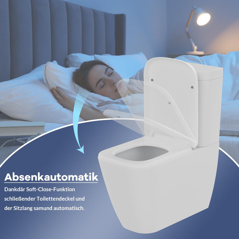 Abattant WC blanc antibactérien